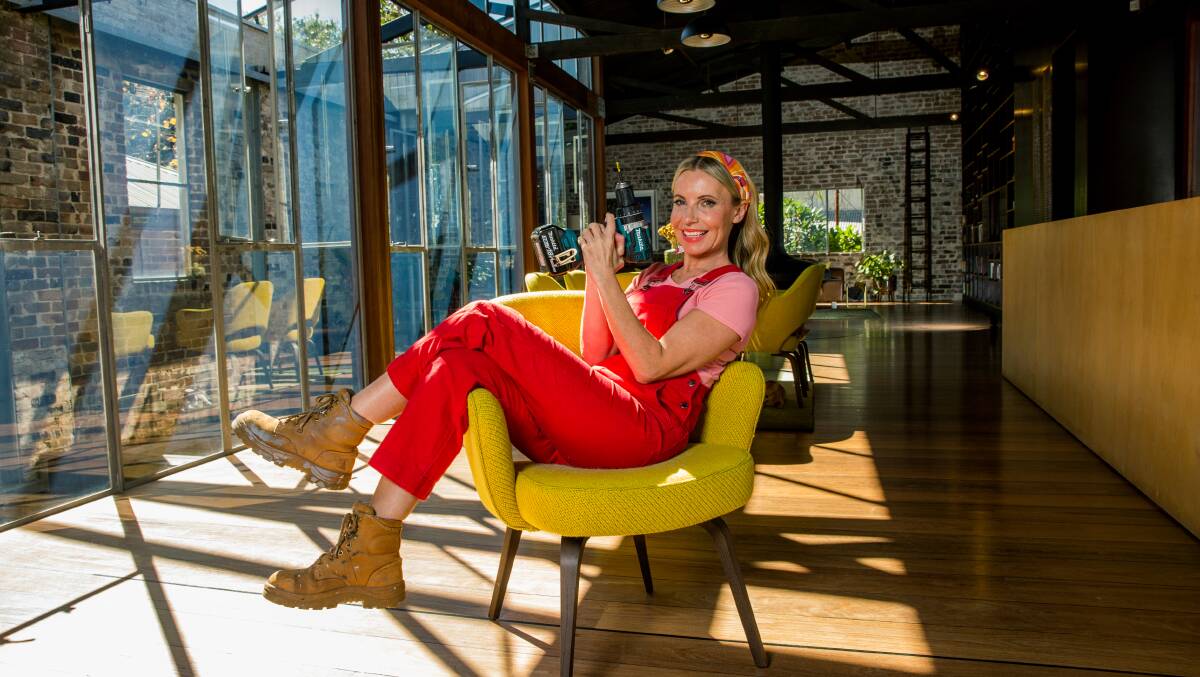 Cherie Barber at her Lilyfield home. Picture: Geoff Jones