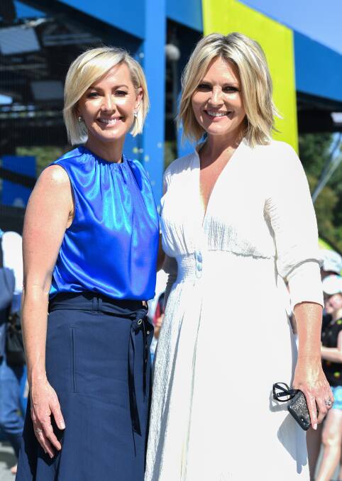 Knight with her then Today co-host Georgie Gardner. Picture: Getty Images