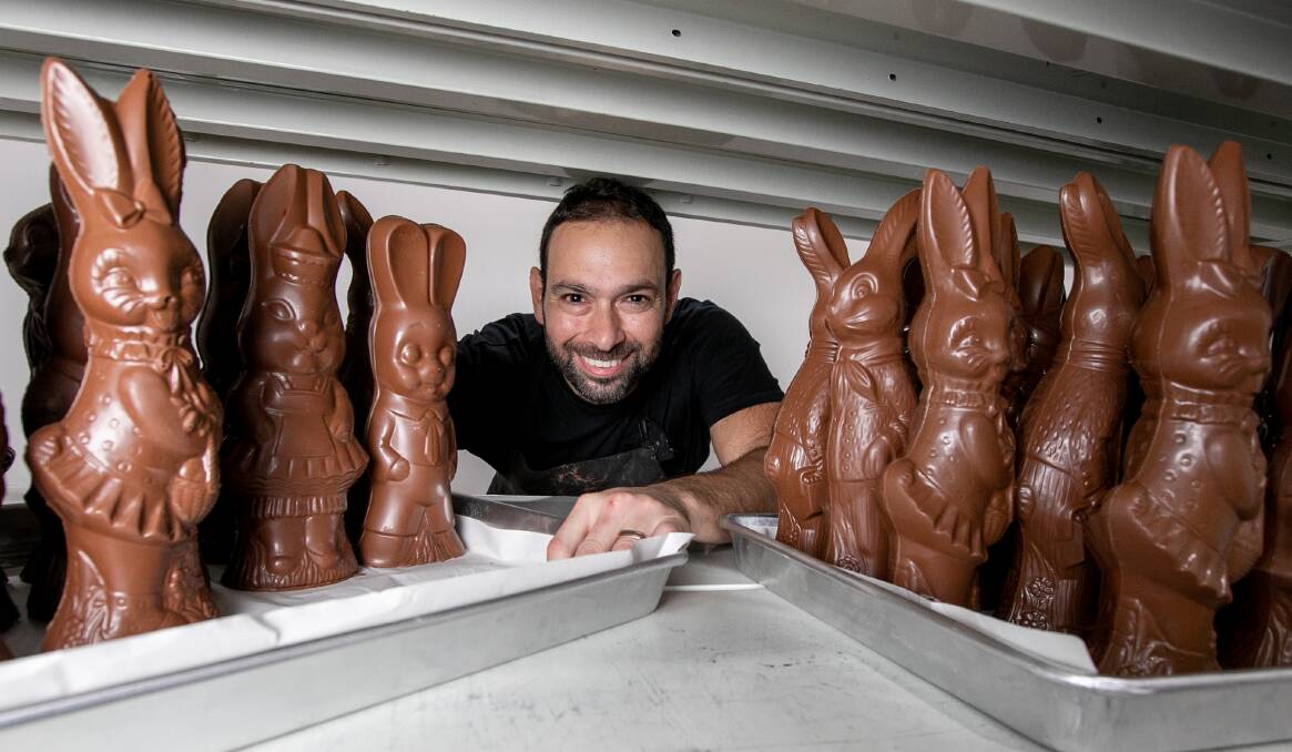 Alex Melikyan of Paul's Chocolates. Picture: Geoff Jones
