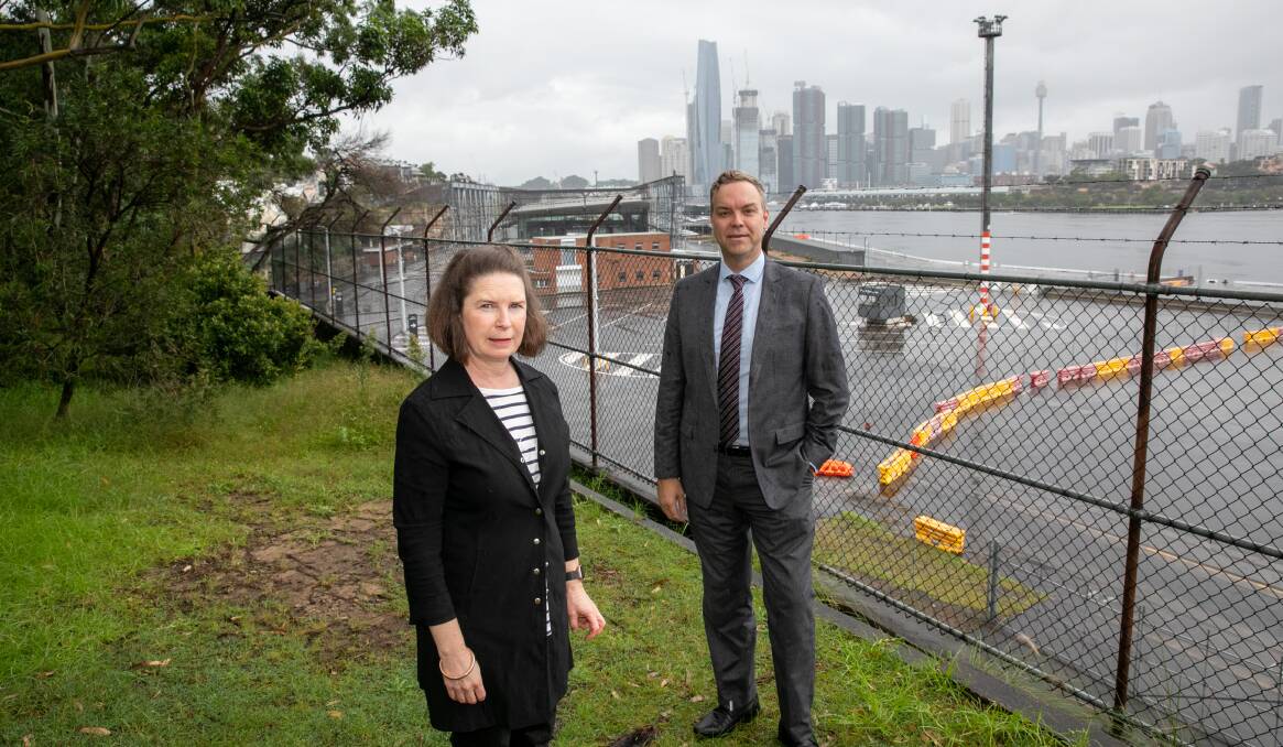 'VINDICATED': Campaigner Kate Horrobin and Greens MP Jamie Parker at the site. Picture: Geoff Jones