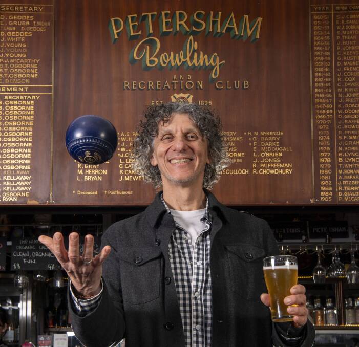 Petersham bowling club president George Catsi. Picture: Simon Bullard