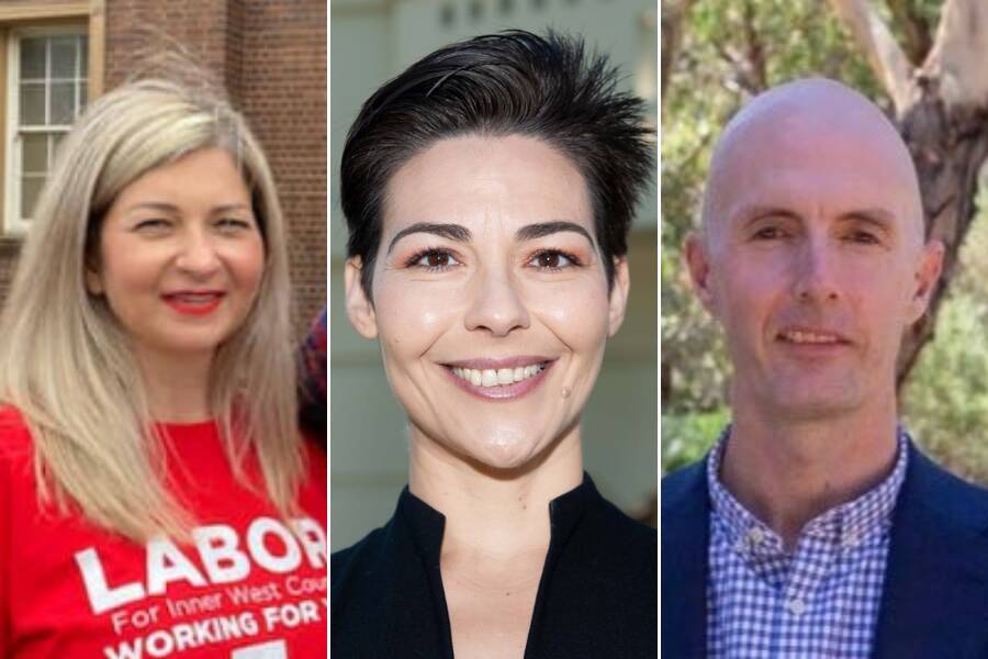 Surprise new faces: Labor's Zoi Tsardoulias, Jess D'Arienzo and Timothy Stephens, who were second on their respective Labor tickets. 