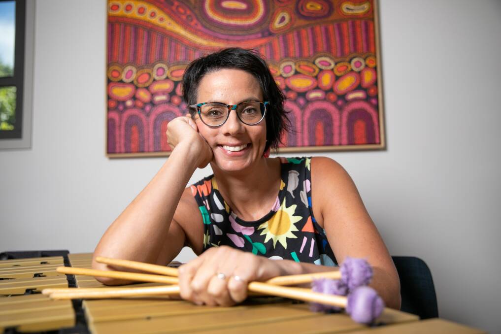MUSICAL MAVERICK: Professional percussionist Claire Edwardes has been honoured with a Medal of the Order of Australia for service to music. Picture: Geoff Jones