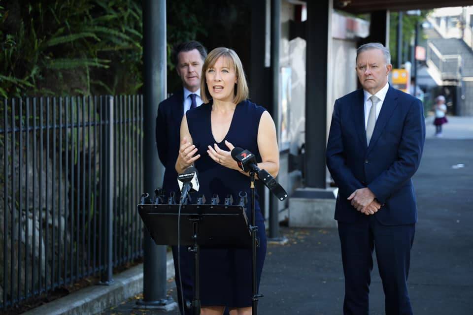 'CANNOT BE REPLACED': Labor's transport spokesperson, Jo Haylen, addresses the media following the announcement of the light rail shut down. Picture: Facebook/Jo Haylen