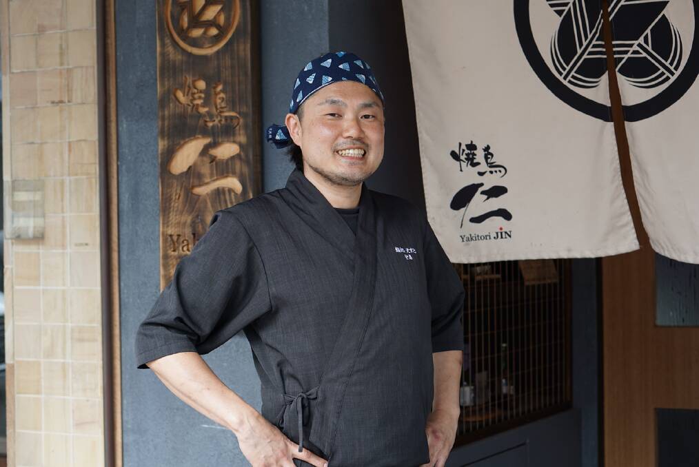 A TASTE OF TOKYO: Chef Toru Nakajima outside his Haberfield restaurant, Yakitori Jin. Picture: Washokulovers
