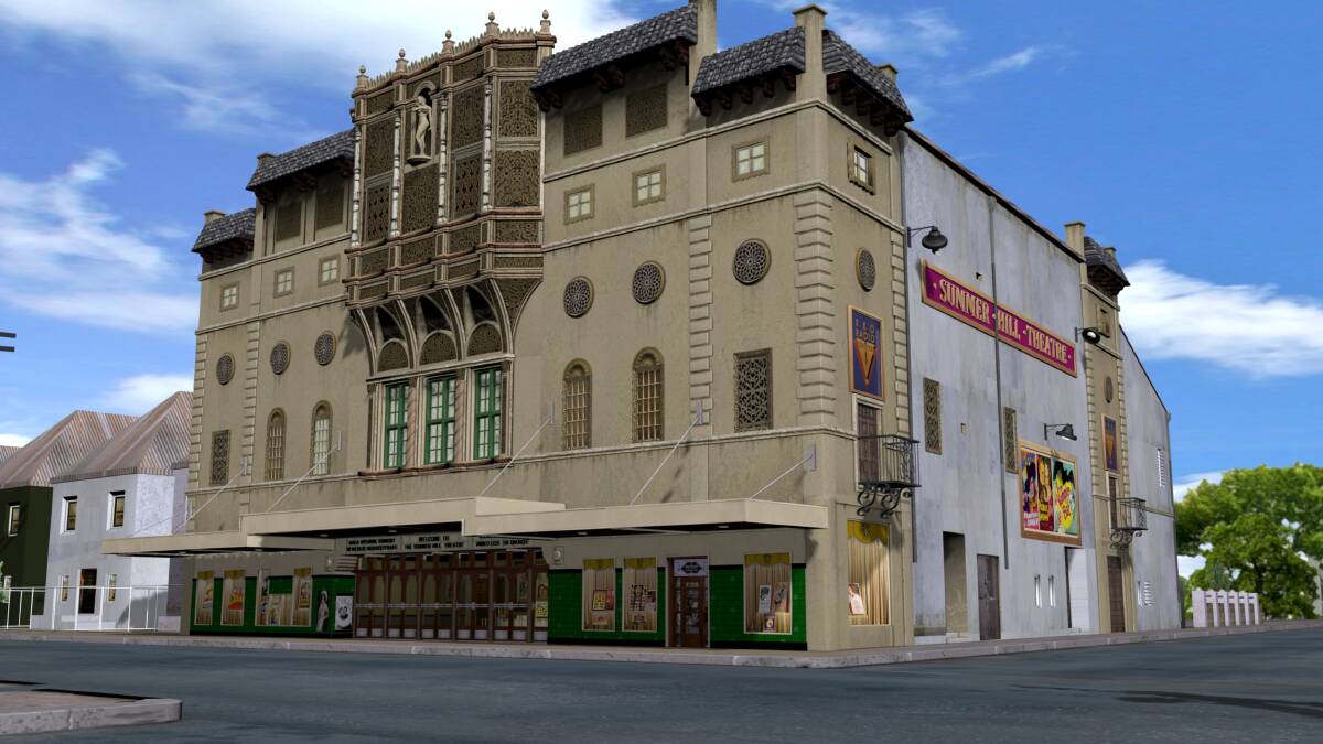 PICTURE PALACE: A digital re-creation of the Summer Hill Theatre. Picture: Supplied