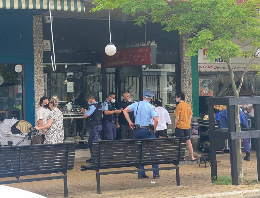 INVESTIGATION UNDERWAY: Police were called to a jewellery store on Marrickville Road in Dulwich Hill this afternoon. Picture: Facebook/Sidney Sinn