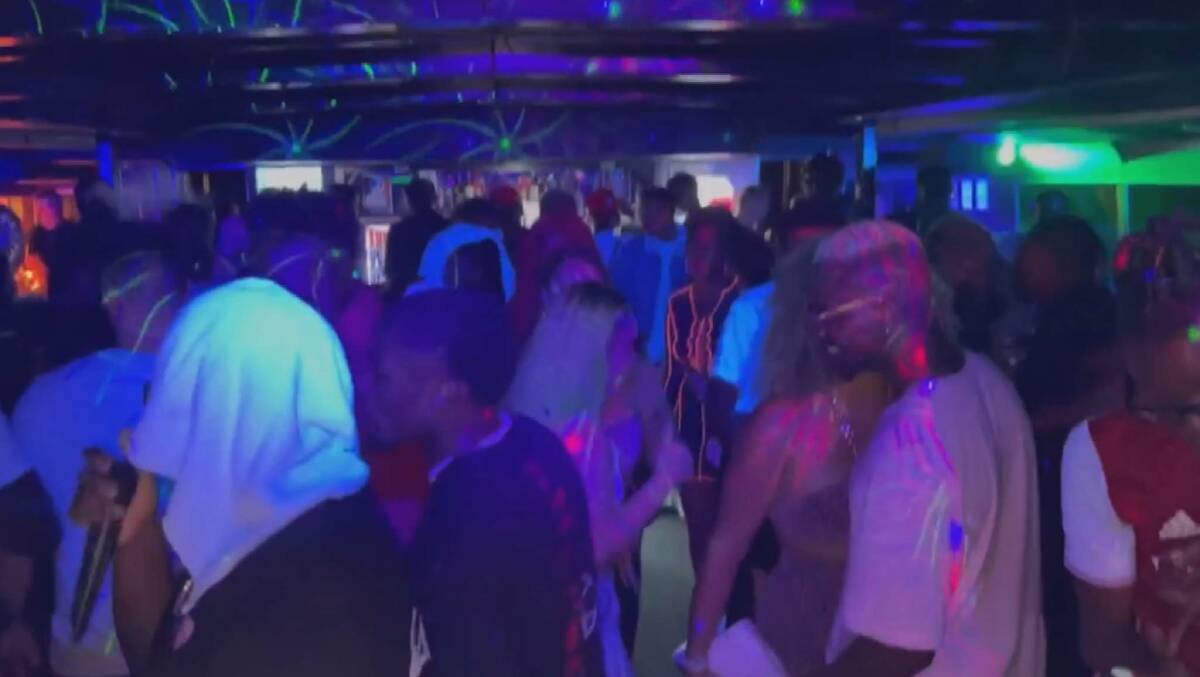 A total of five Omicron cases have been linked to a party boat cruise (pictured) on Sydney Harbour on December 3.